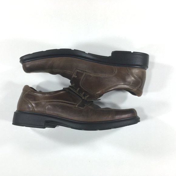 ECCO Helsinki Lace Up Oxfords EUR 45 US Men\'s Size 11 Brown Bicycle Toe main image 5